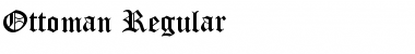 Ottoman Regular Font