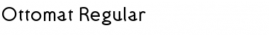 Ottomat Regular Font