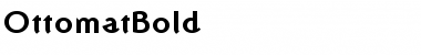 OttomatBold Font