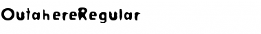 Outahere Regular Font