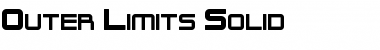 Outer Limits Solid Regular Font