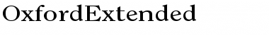 OxfordExtended Regular Font