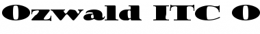 Ozwald ITC OS Regular Font