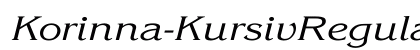 Korinna-KursivRegular Wd Regular font free download