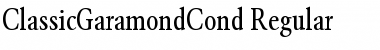 Download ClassicGaramondCond Font