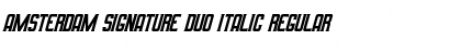 Download Amsterdam Signature Duo Italic Font
