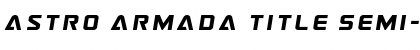 Astro Armada Title Semi-Italic Regular Font