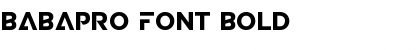 BABAPRO FONT Font