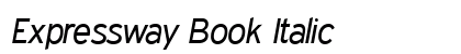 Expressway Book Italic Preview