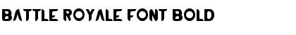 BATTLE ROYALE FONT Bold Font