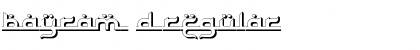 Bayram 3D Regular Font