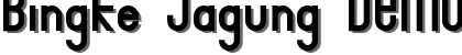 Bingke Jagung DEMO Regular Font