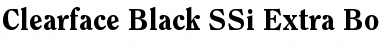 Download Clearface Black SSi Font