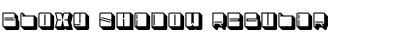 Download Bloxy Shadow Font