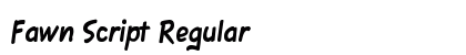 Fawn Script Regular Preview