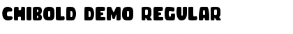 CHIBOLD demo Regular Font