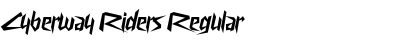 Cyberway Riders Regular Font