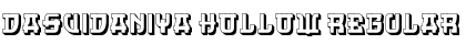 Download Dasvidaniya Hollow Font