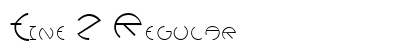 Fine 2 Regular Font Preview