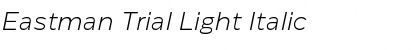Eastman Trial Light Italic