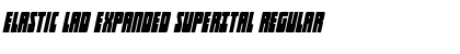 Elastic Lad Expanded SuperItal Regular Font