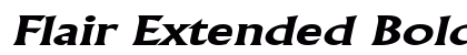 Flair Extended BoldItalic preview