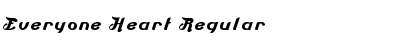 Everyone Heart Regular Font