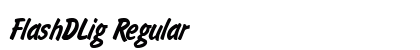 FlashDLig Regular font free download