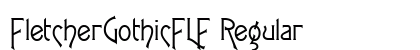 FletcherGothicFLF Regular font free download