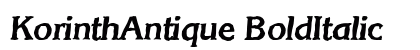 KorinthAntique BoldItalic Preview