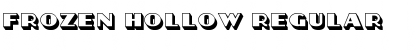 Download Frozen Hollow Font