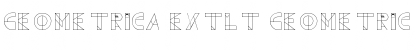 Geometrica ExtLt geometric Regular Font