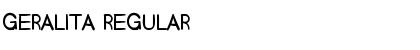 Geralita Regular Font