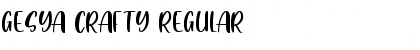 Gesya Crafty Regular Font