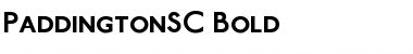 Download PaddingtonSC  Bold Small Caps Font