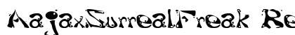 AajaxSurrealFreak Regular font free download