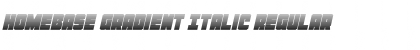 Download Homebase Gradient Italic Font