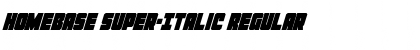 Download Homebase Super-Italic Font