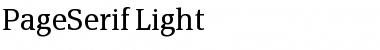 PageSerif-Light Regular Font