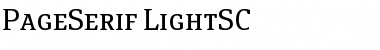 Download PageSerif-LightSC Font
