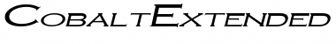 CobaltExtended Font