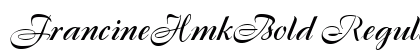 FrancineHmkBold Regular font free download