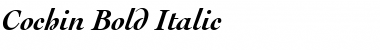 Cochin Bold Italic