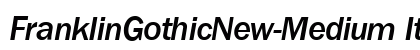 FranklinGothicNew-Medium Italic preview FranklinGothicNew-Medium Italic preview