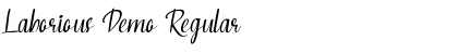 Download Laborious Demo Font