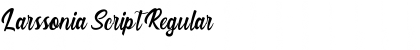 Larssonia Script Font