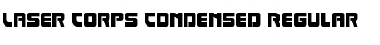 Laser Corps Condensed Font