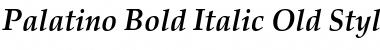 Palatino SC Bold Italic Font