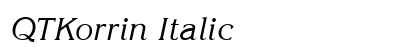 QTKorrin Italic