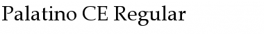 Palatino CE Regular Font